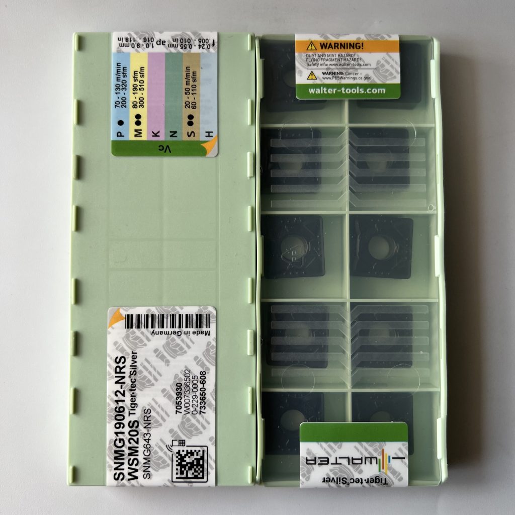 WALTER / SNMG190612-NRS WSM20S / 10 pcs