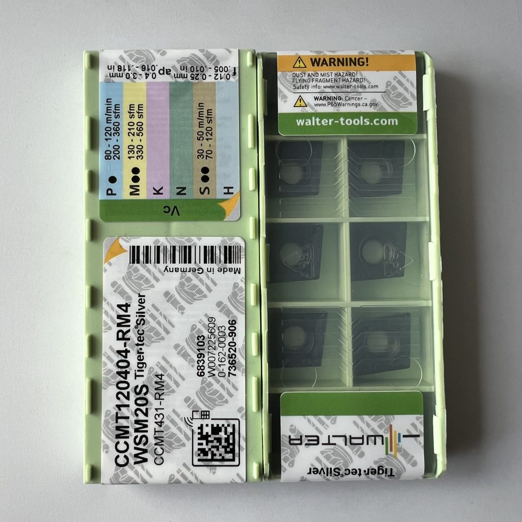 WALTER / CCMT120404-RM4 WSM20S / 10 pcs