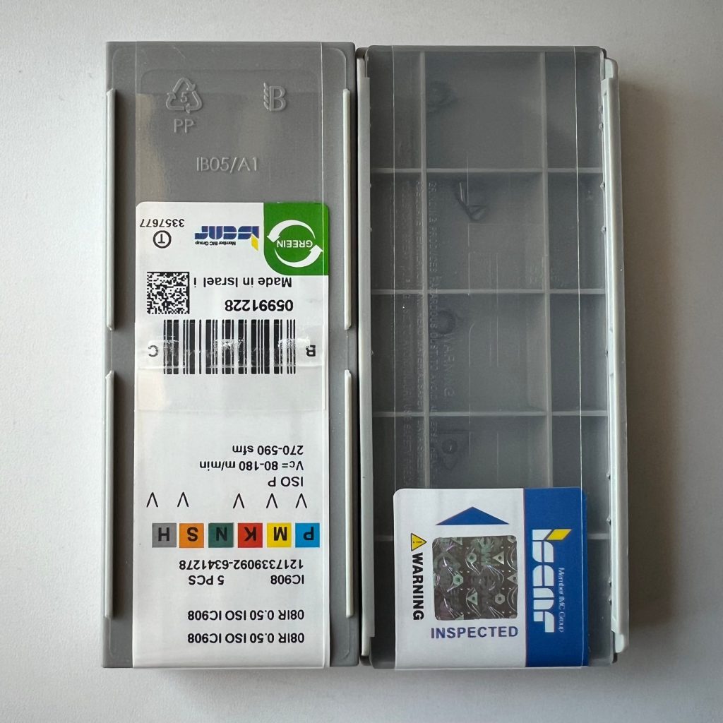 ISCAR / 08IR0.50ISO IC908 / 5 pcs