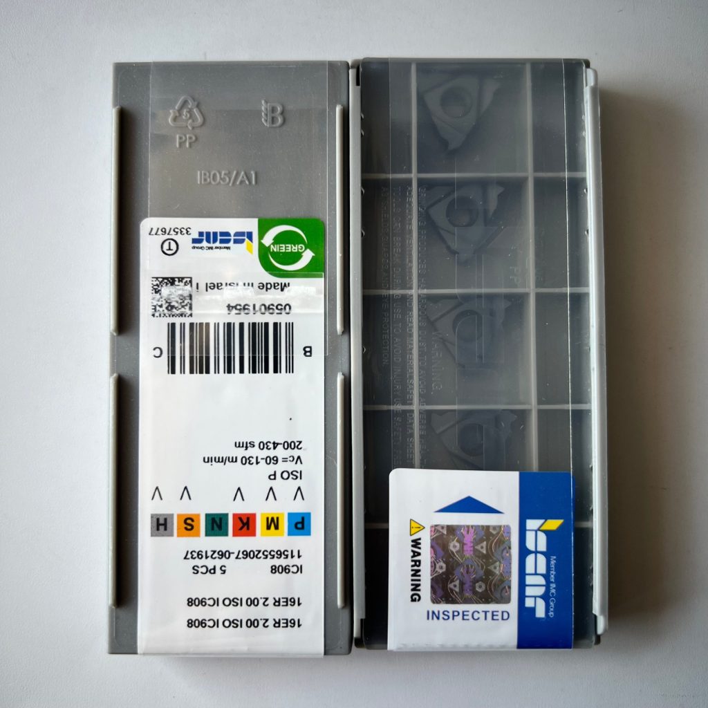 ISCAR / 16ER2.00ISO IC908 / 5 pcs