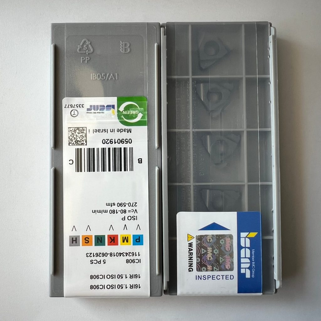 ISCAR / 16IR1.50ISO IC908 / 5 pcs