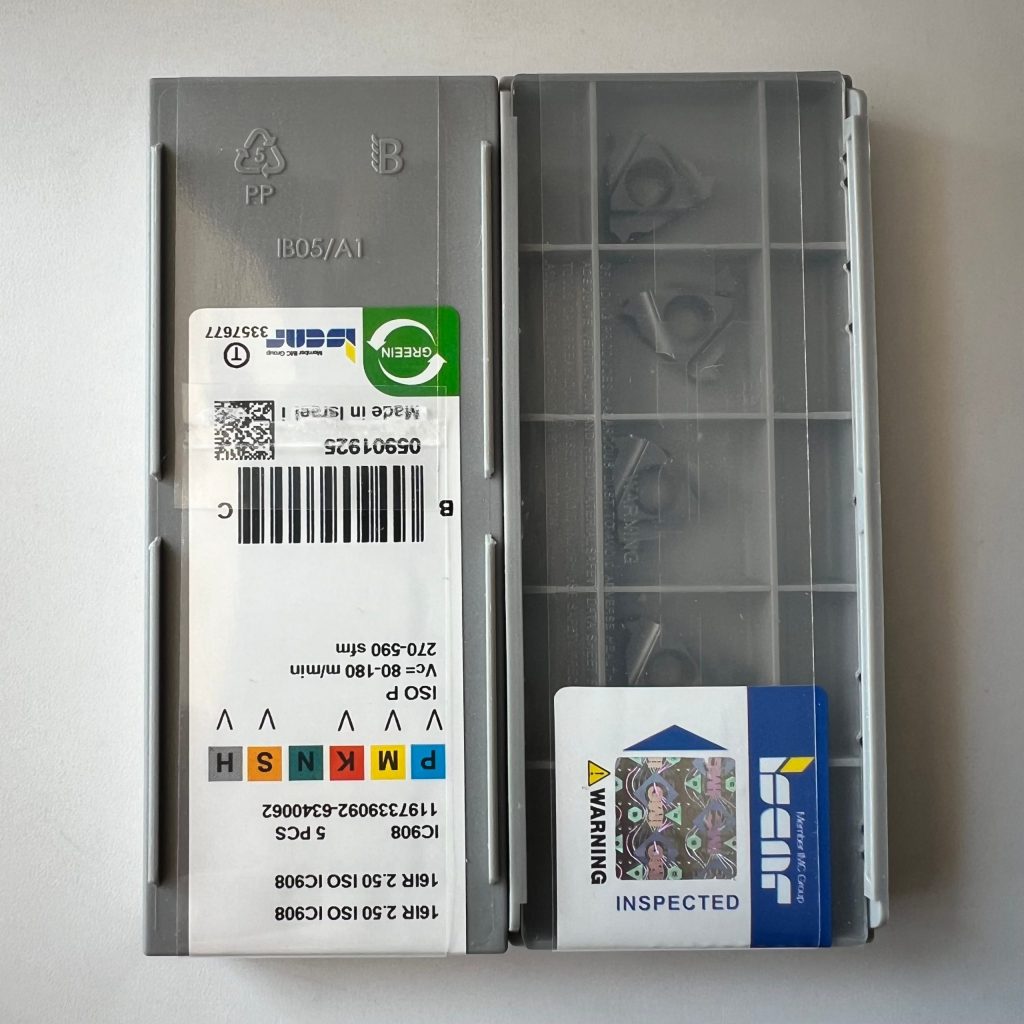 ISCAR / 16IR2.50ISO IC908 / 5 pcs