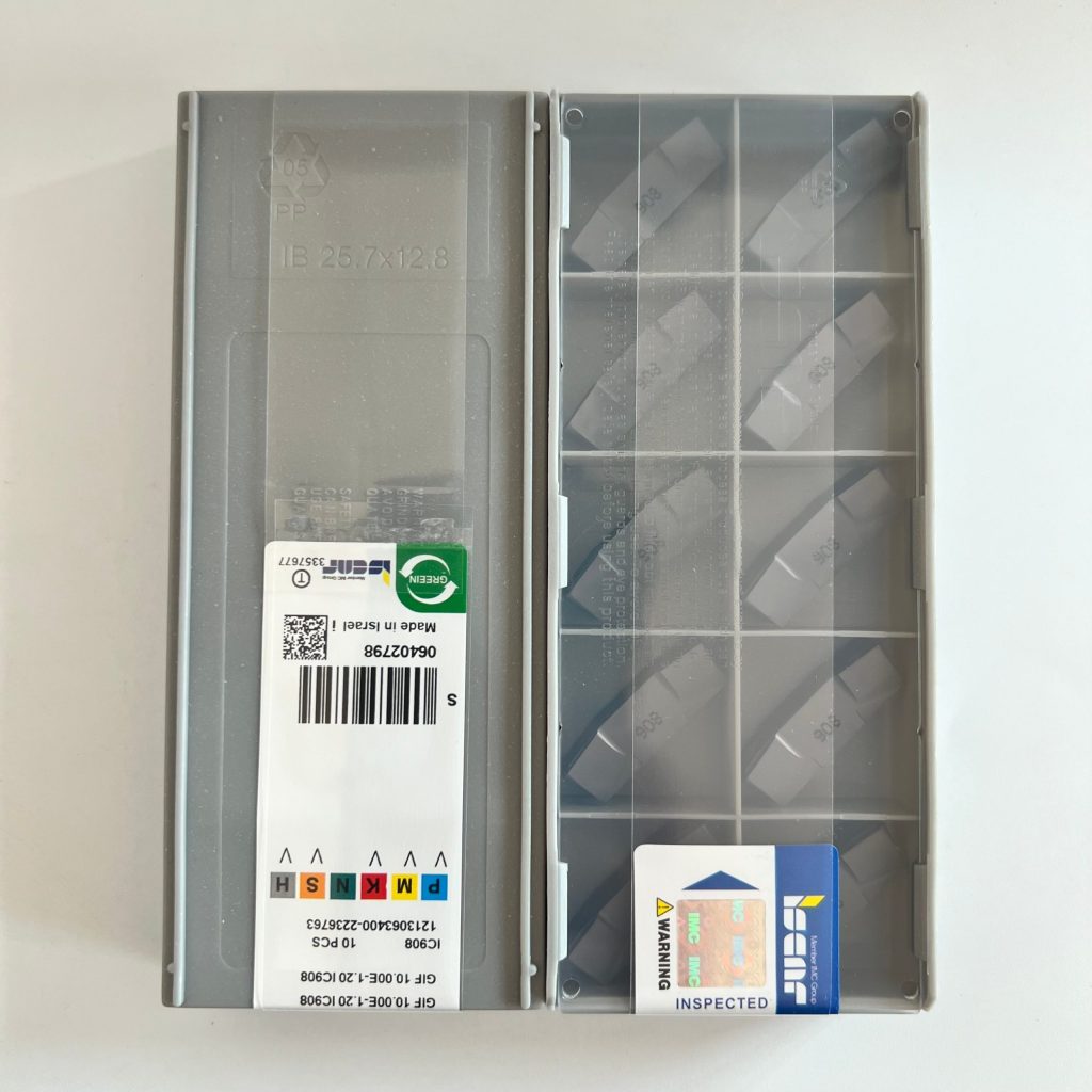 ISCAR / GIF10.00E-1.20 IC908 / 10 pcs