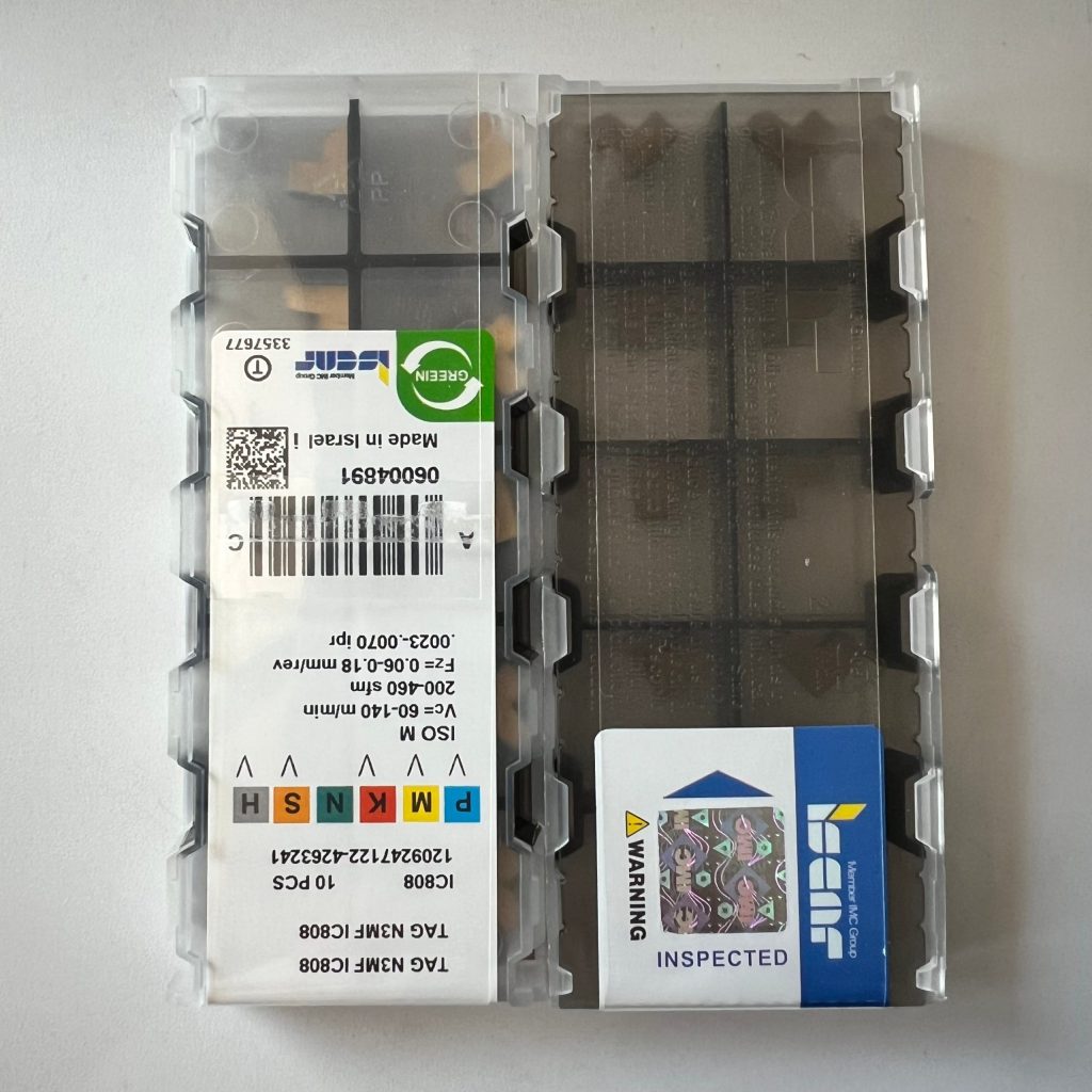 ISCAR / TAGN3MF IC808 / 10 pcs