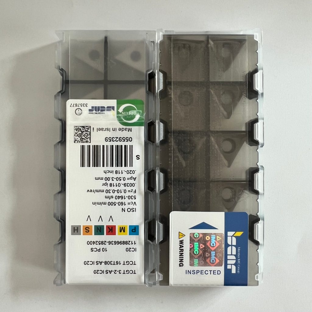 ISCAR / TCGT16T308-AS IC20 / 10 pcs