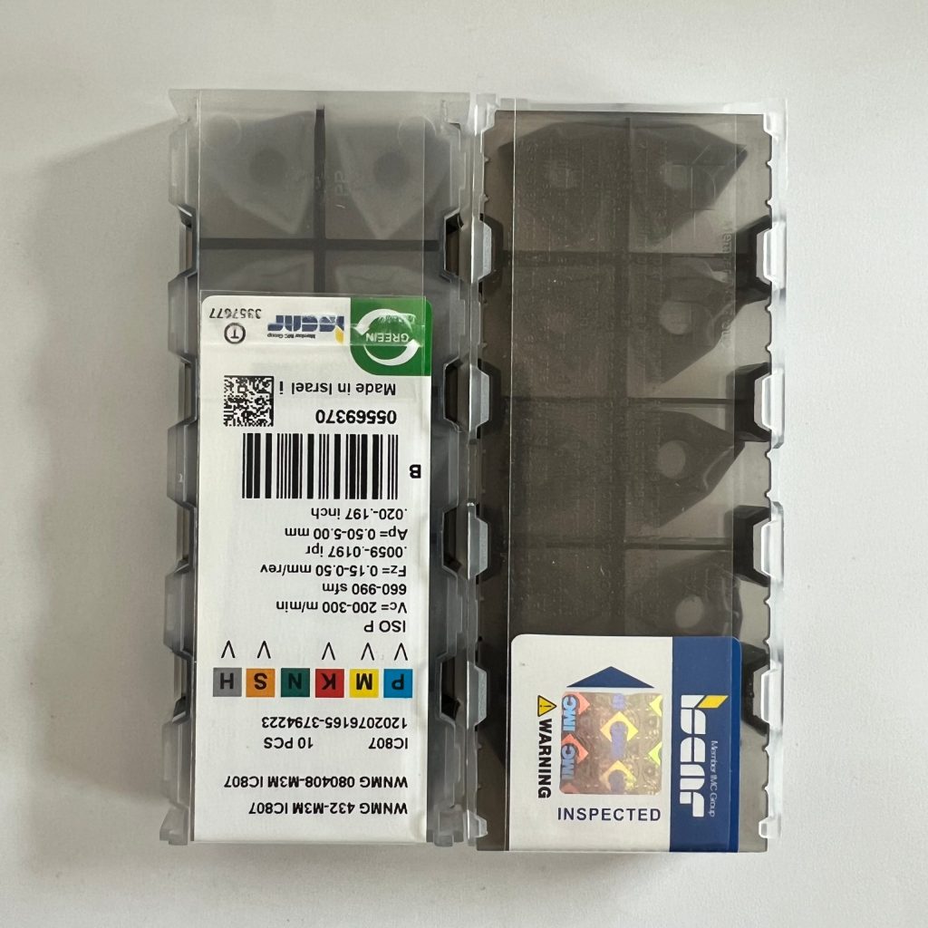 ISCAR / WNMG080408-M3M IC807 / 10 pcs