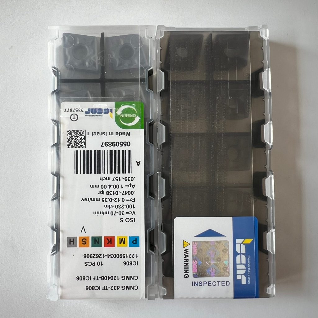 ISCAR / CNMG120408-TF IC806 / 10 pcs