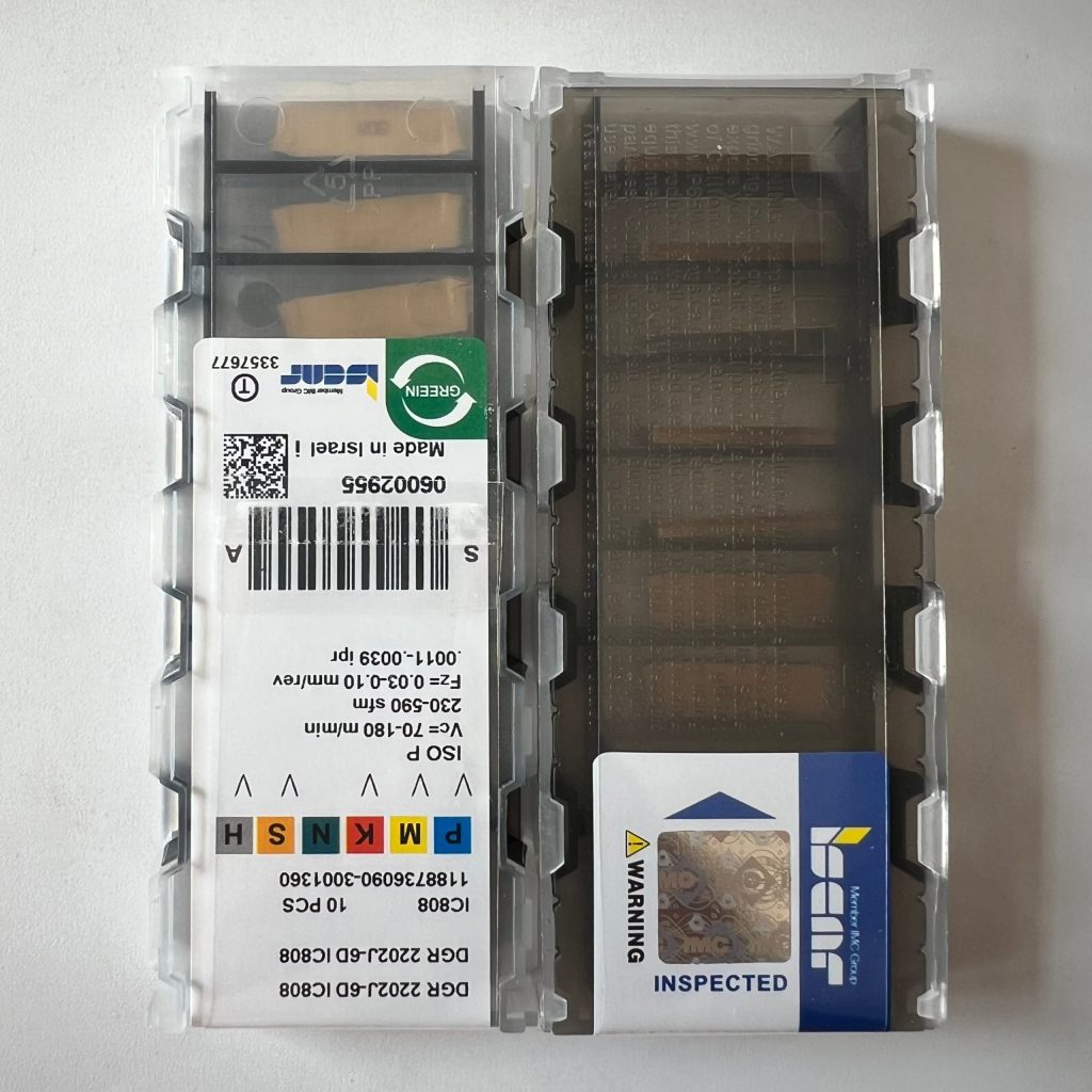 ISCAR / DGR2202J-6D IC808 / 10 pcs