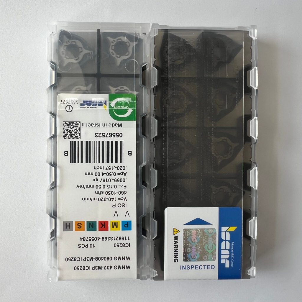 ISCAR / WNMG080408-M3P IC8250 / 10 pcs