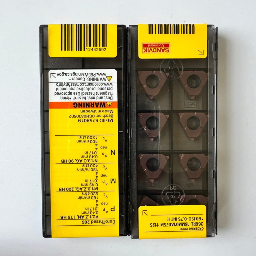 SANDVIK / 266RL-16MM01A075M 1125 / 10 pcs