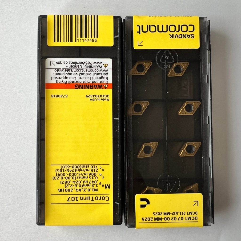 SANDVIK / DCMT070208-MM 2025 / 10 pcs
