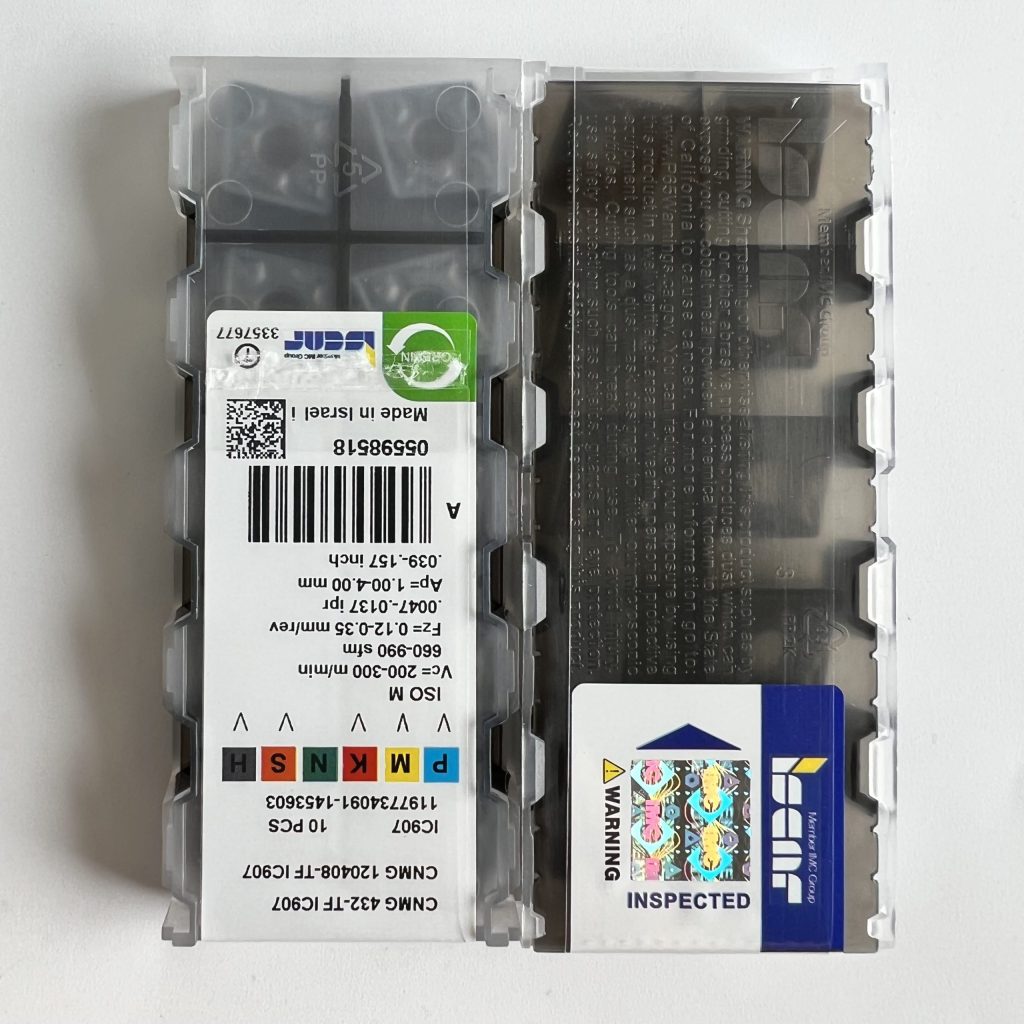 ISCAR / CNMG120408-TF IC907 / 10 pcs