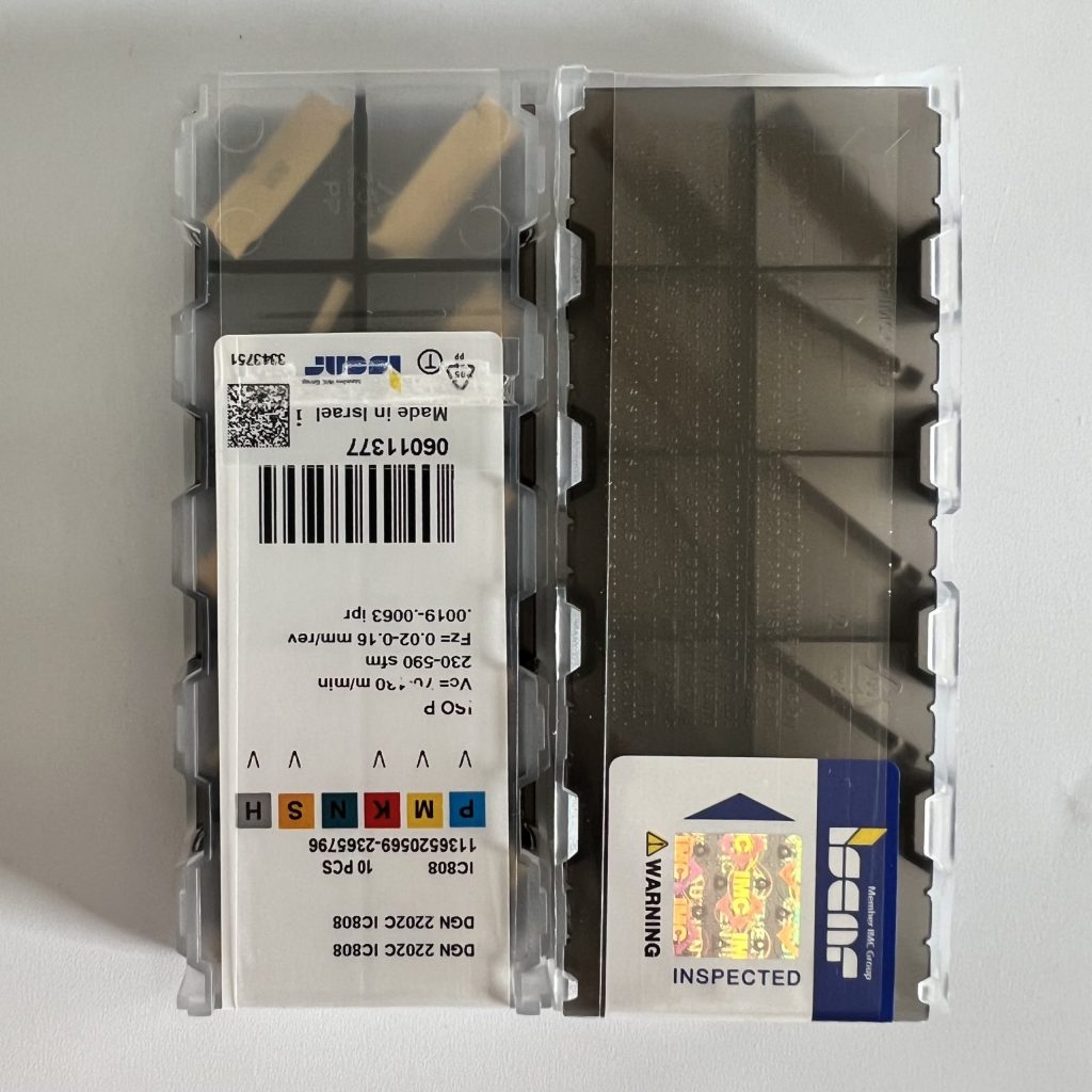ISCAR / DGN2202C IC808 / 10 pcs