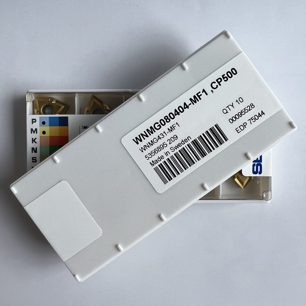 SECO / WNMG080404-MF1,CP500 / 10 pcs