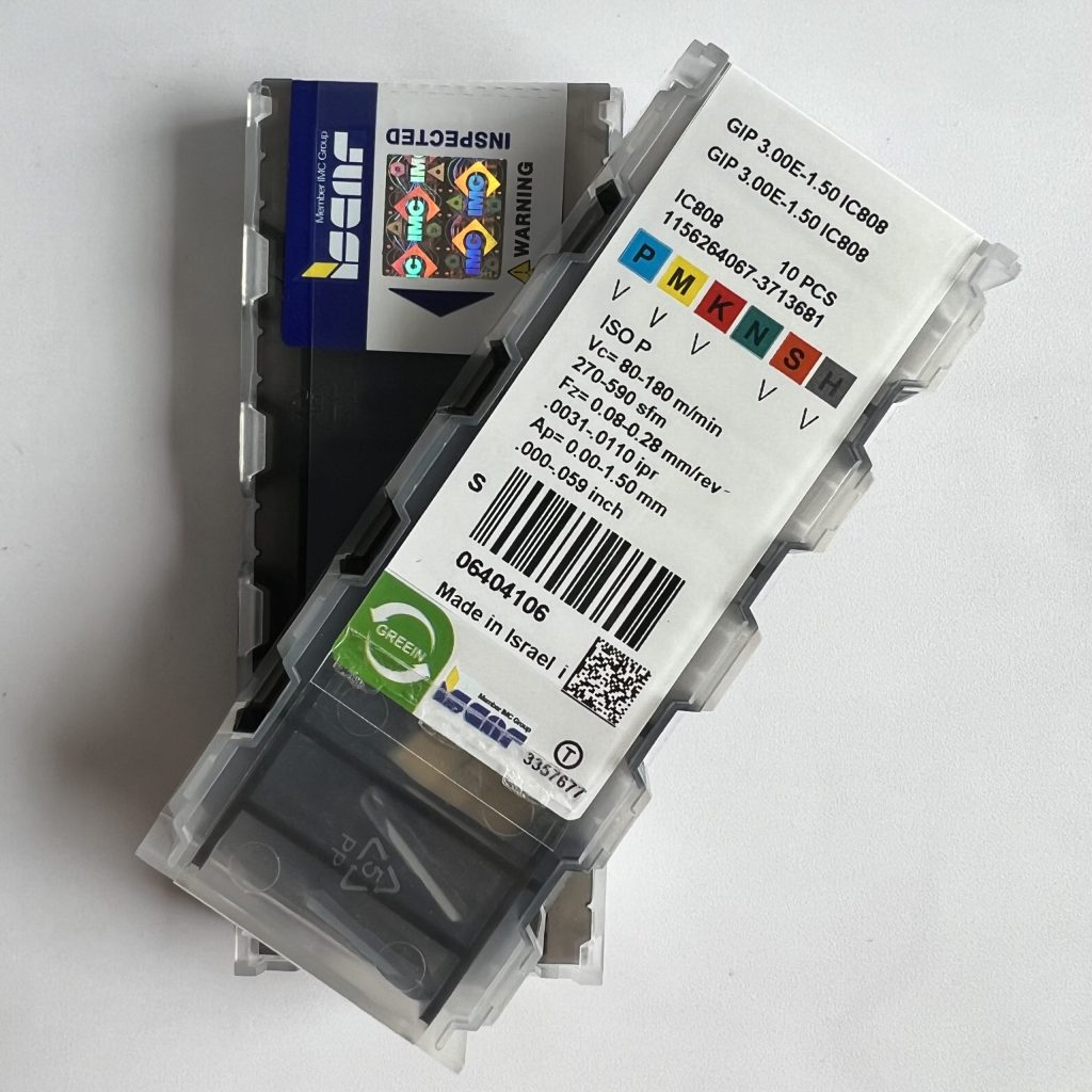 ISCAR / GIPI3.00E-1.50 IC808 / 10 pcs
