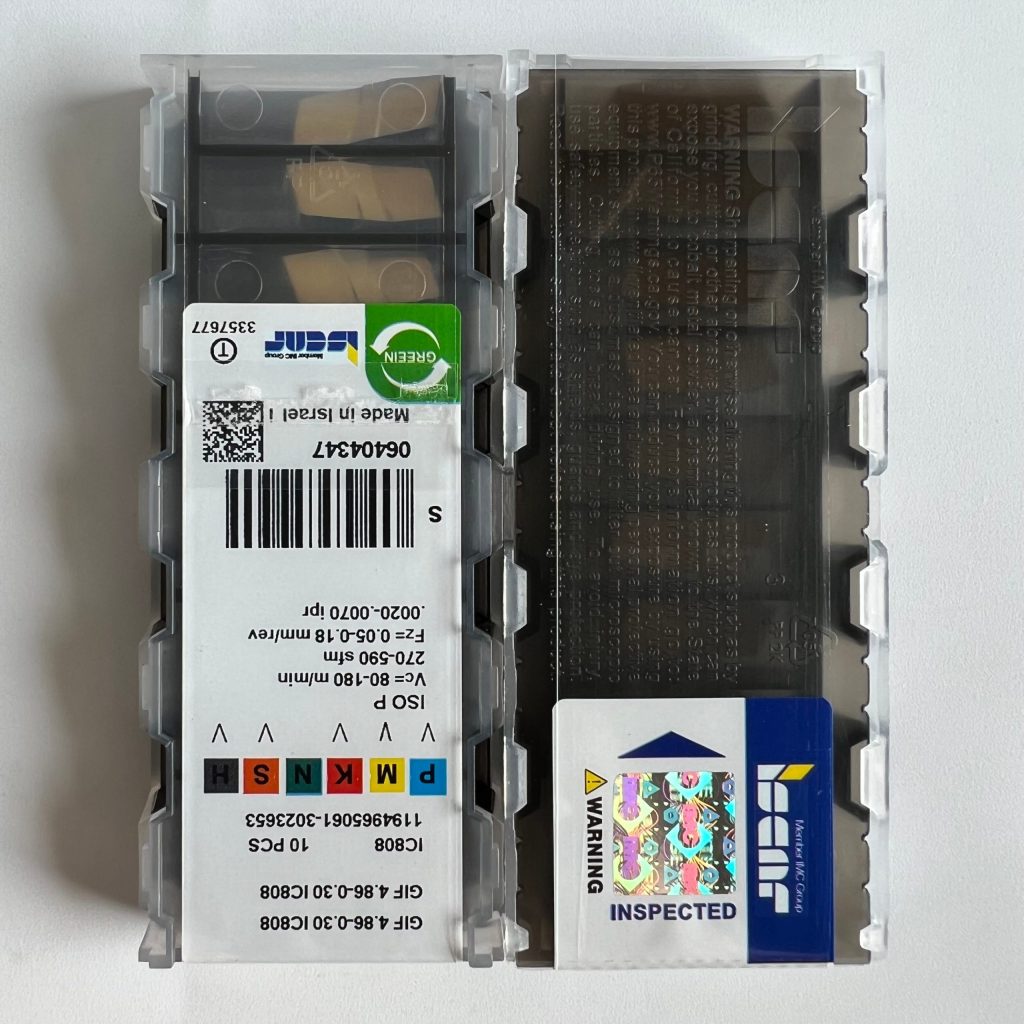 ISCAR / GIF4.86-0.30 IC808 / 10 pcs