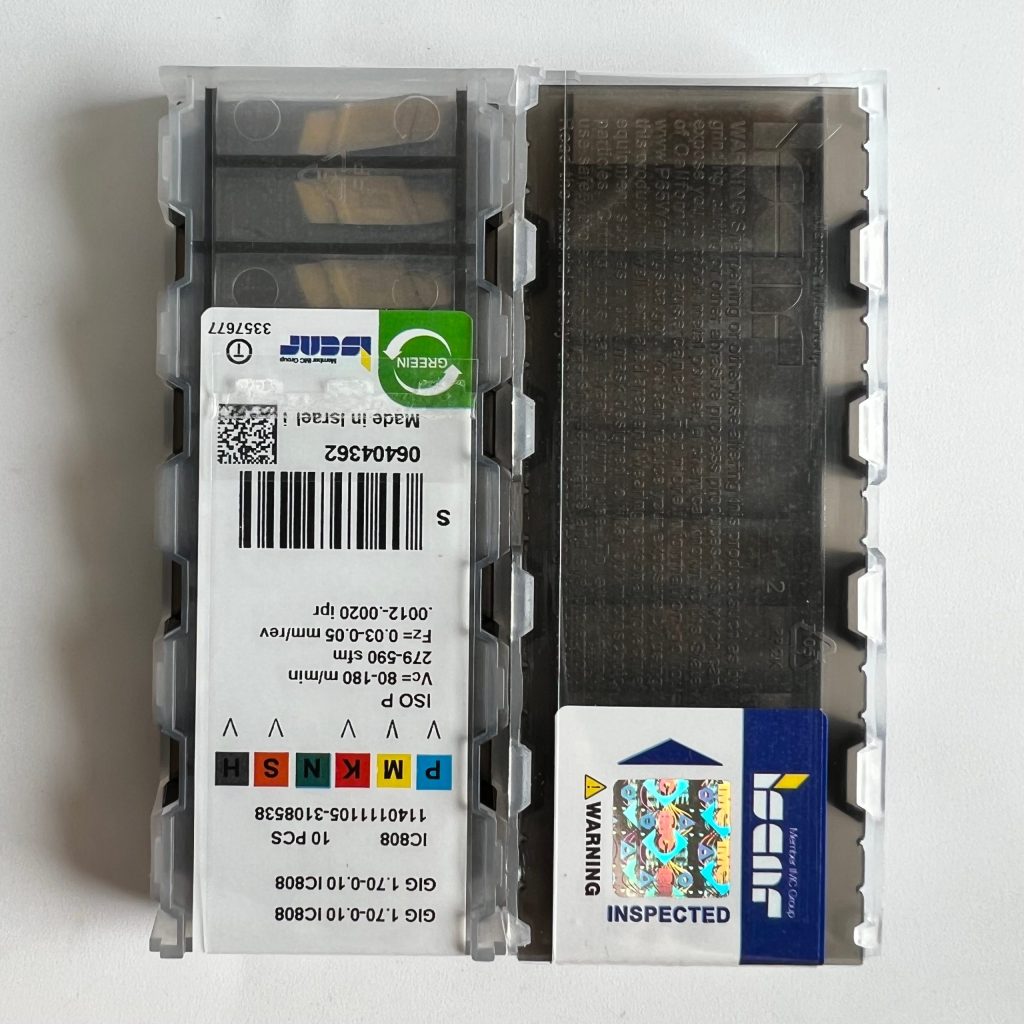 ISCAR / GIG1.70-0.10 IC808 / 10 pcs