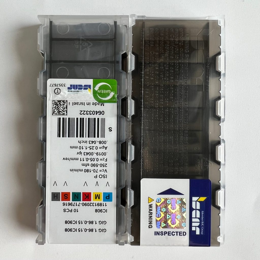 ISCAR / GIG1.86-0.15 IC908 / 10 pcs