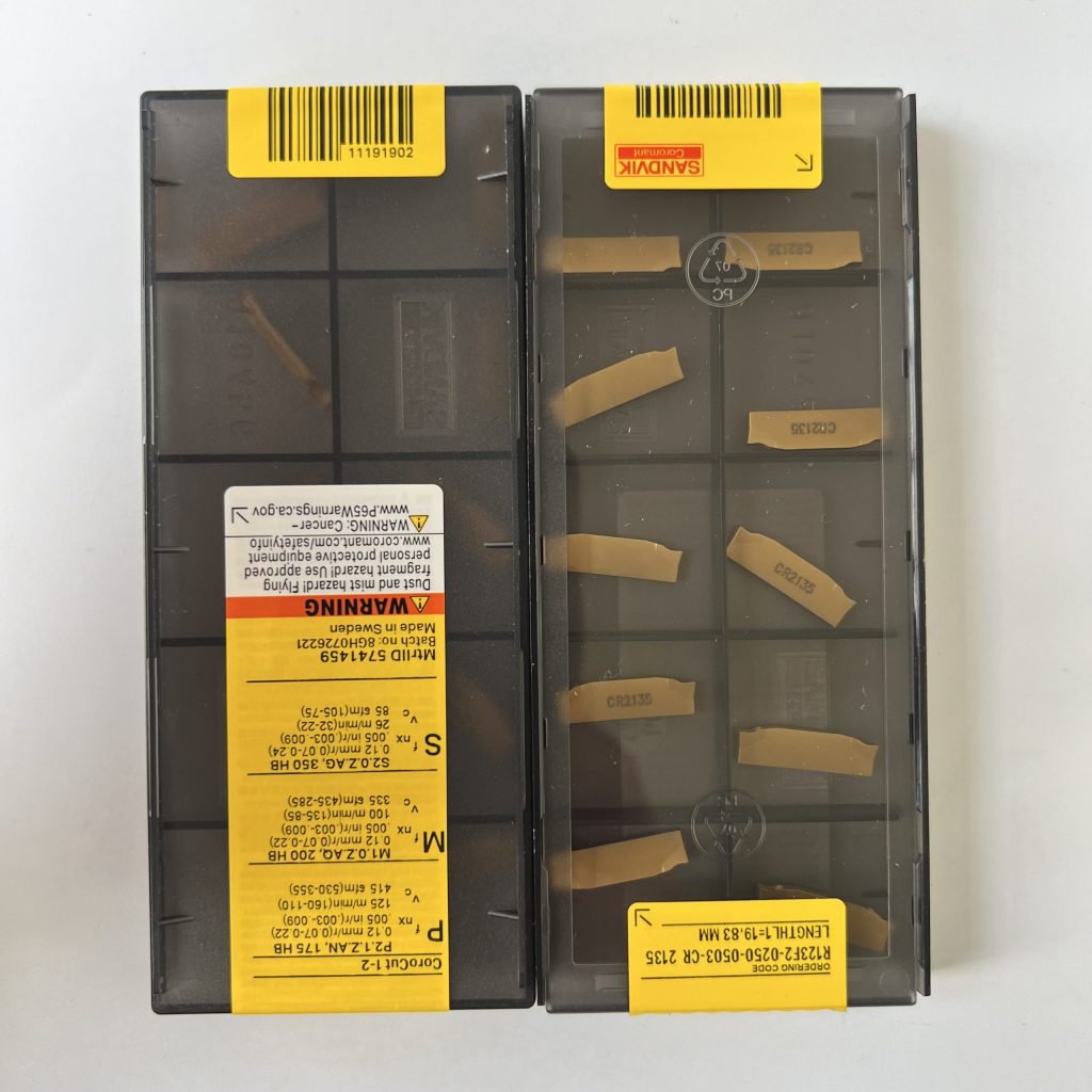 SANDVIK / R123F2-0250-0503-CR 2135 / 10 pcs