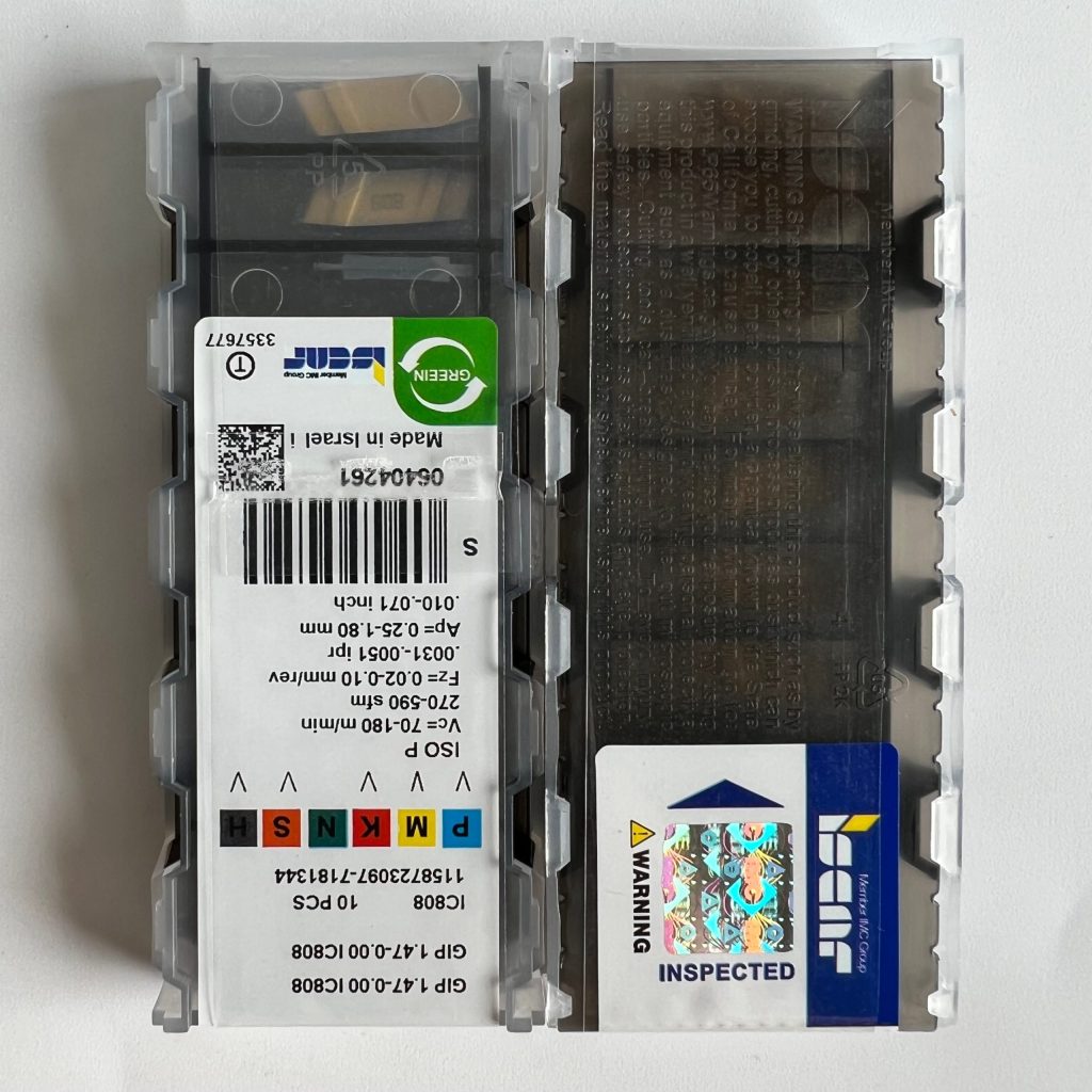 ISCAR / GIP1.47-0.00 IC808 / 10 pcs