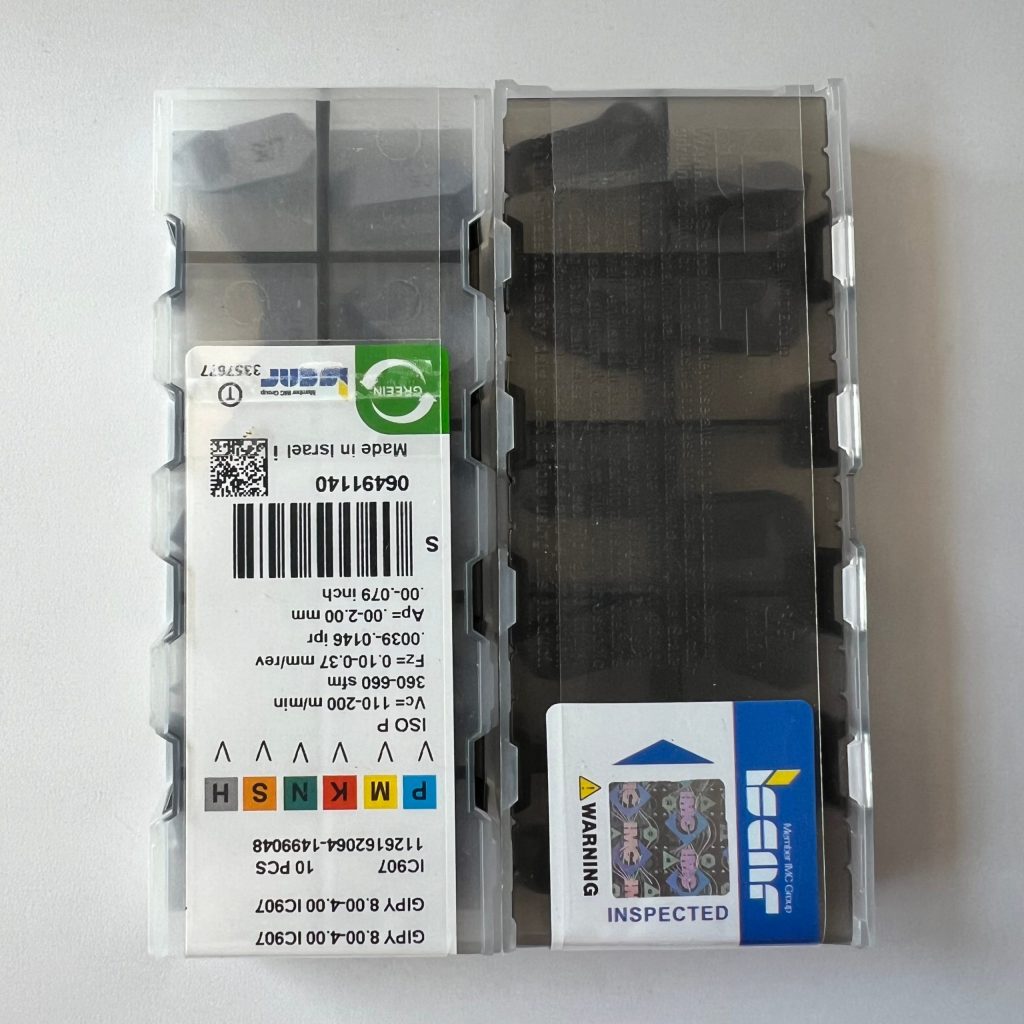 ISCAR / GIPY8.00-4.00 IC907 / 10 pcs