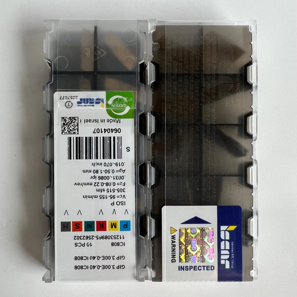 ISCAR / GIP3.00E-0.40 IC808 / 10 pcs