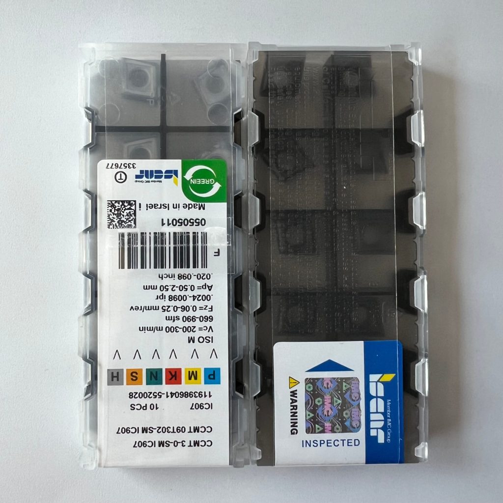 ISCAR / CCMT09T302-SM IC907 / 10 pcs