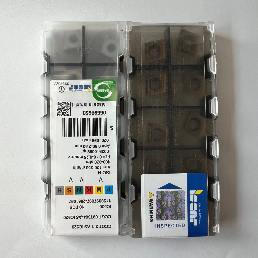 ISCAR / CCGT09T304-AS IC520 / 10 pcs