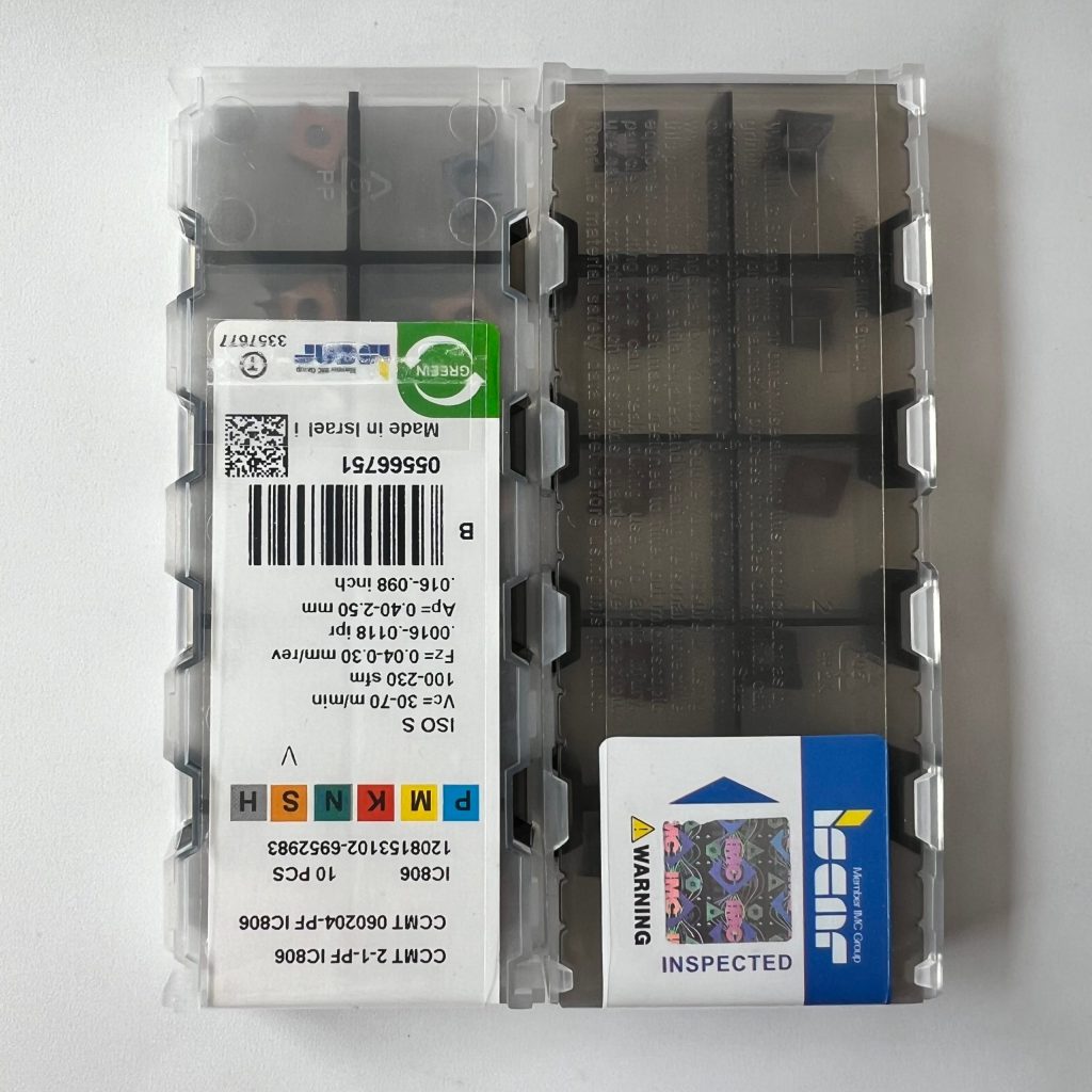 ISCAR / CCMT060204-PF IC806 / 10 pcs