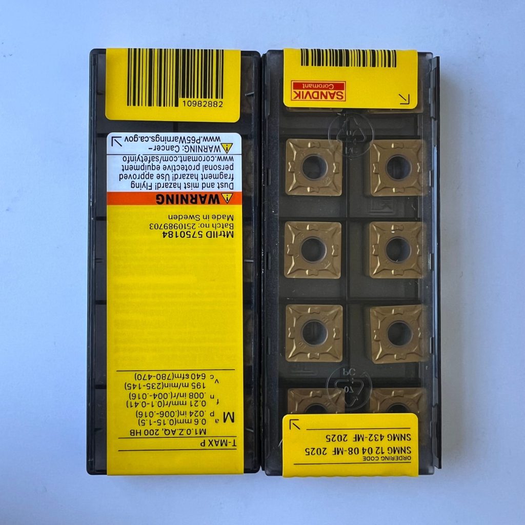 SANDVIK / SNMG120408-MF 2025 / 10 pcs