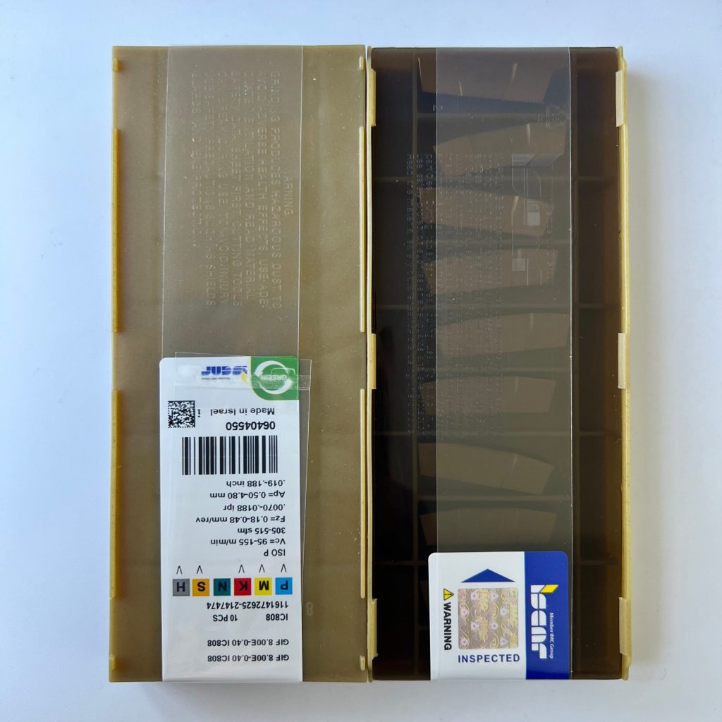 ISCAR / GIF8.00E-0.40 IC808 / 10 pcs