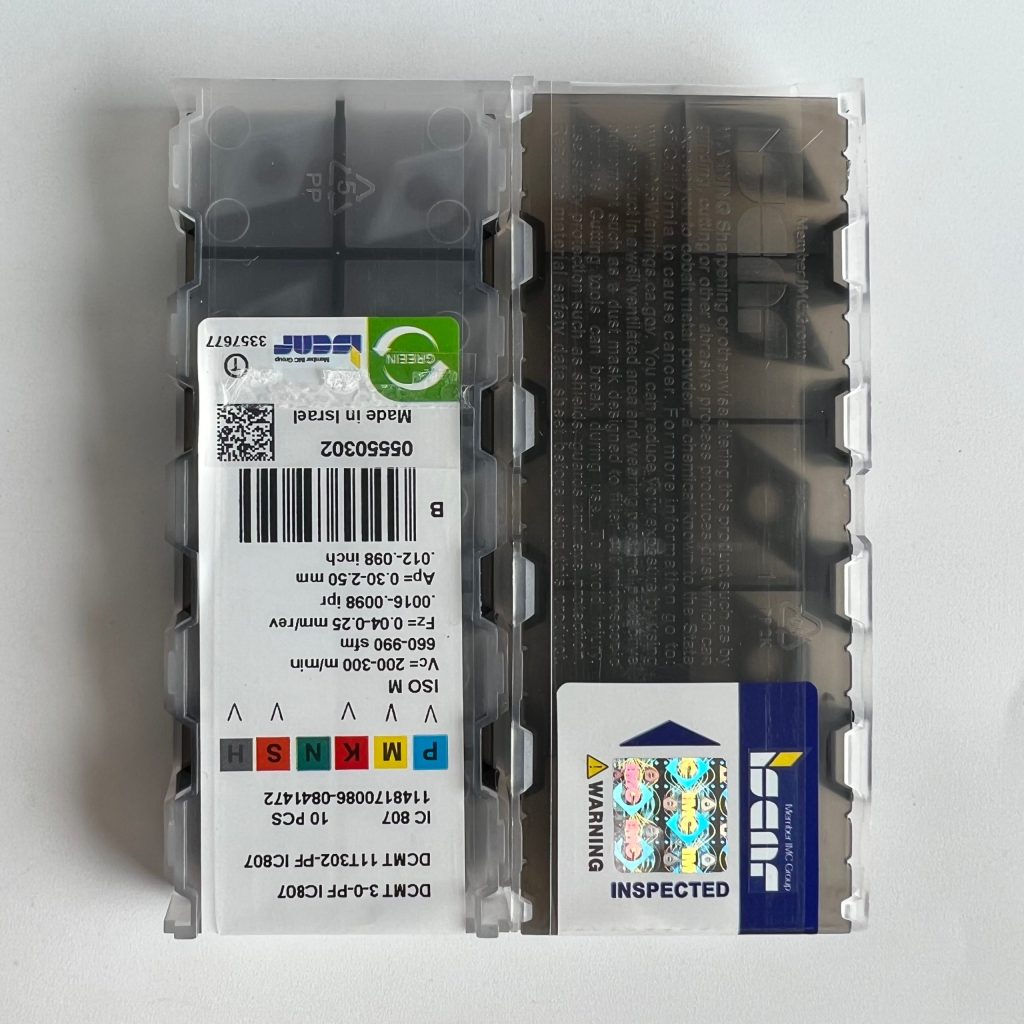 ISCAR / DCMT11T302-PF  IC807 / 10 pcs