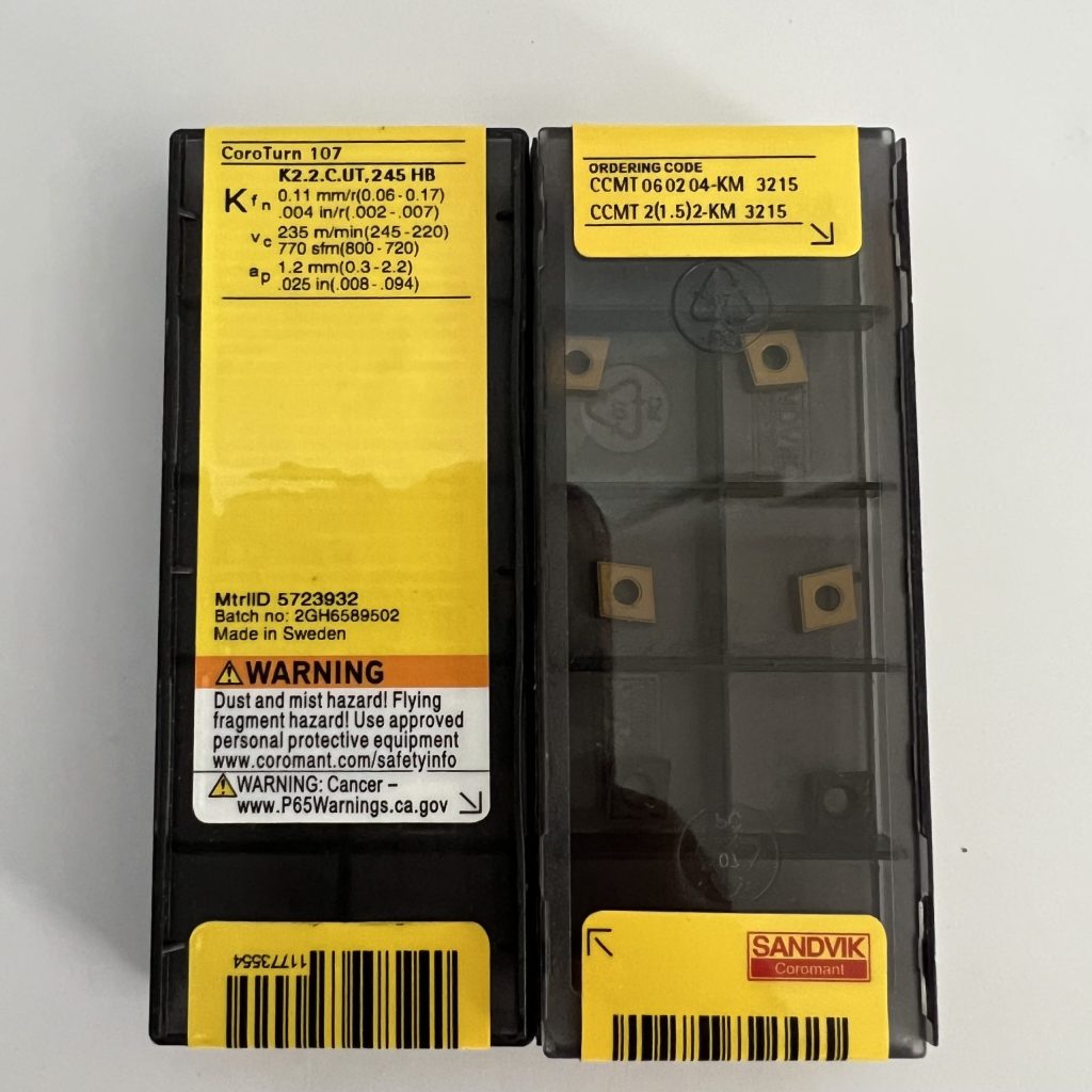 SANDVIK / CCMT 060204-KM 3215/ 10pcs