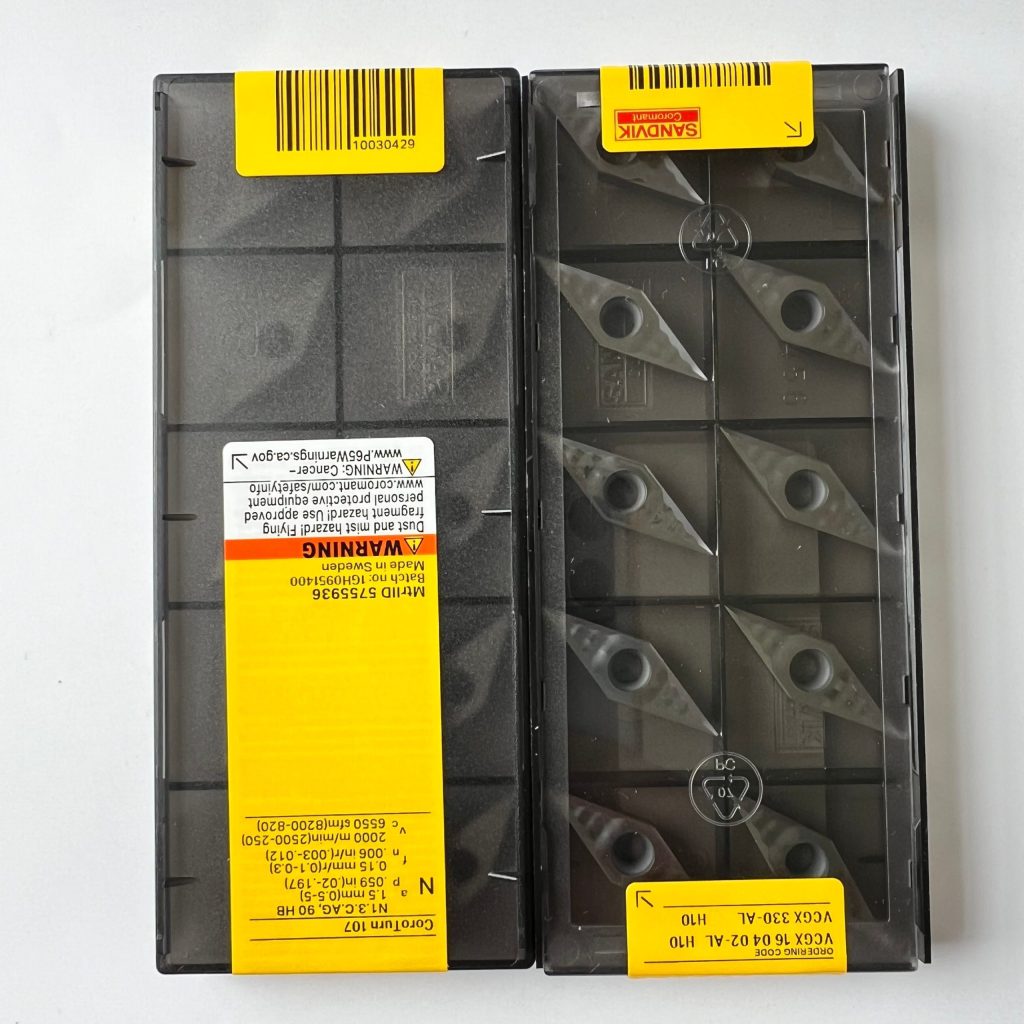 SANDVIK / VCGX160402-AL H10 / 10 pcs