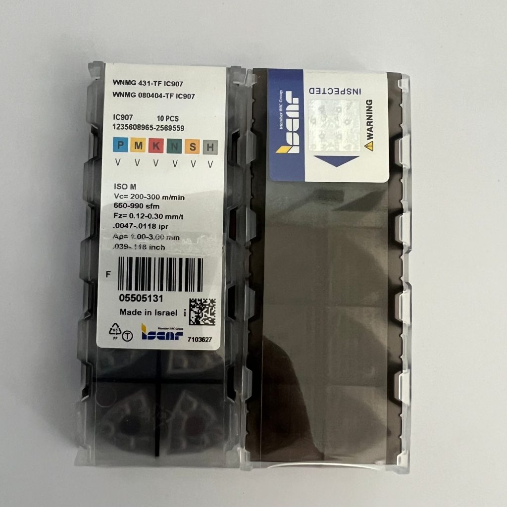 ISCAR / WNMG 080404-TF IC907 / 10 pcs