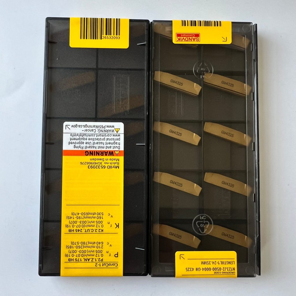 SANDVIK / N123J2-0500-0004-GM 4325 / 10 pcs