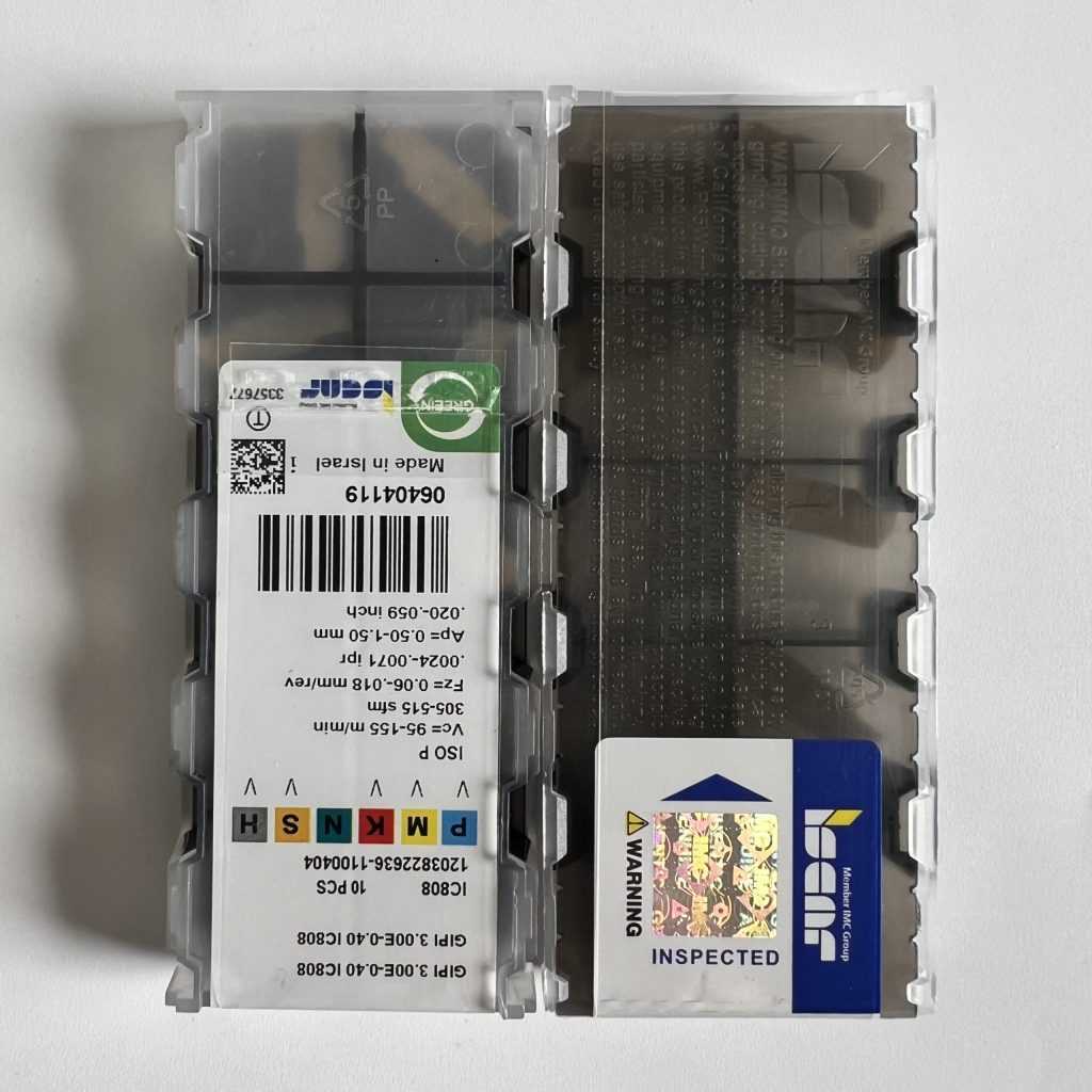 ISCAR / GIPI3.00E-0.40 IC808 / 10 pcs