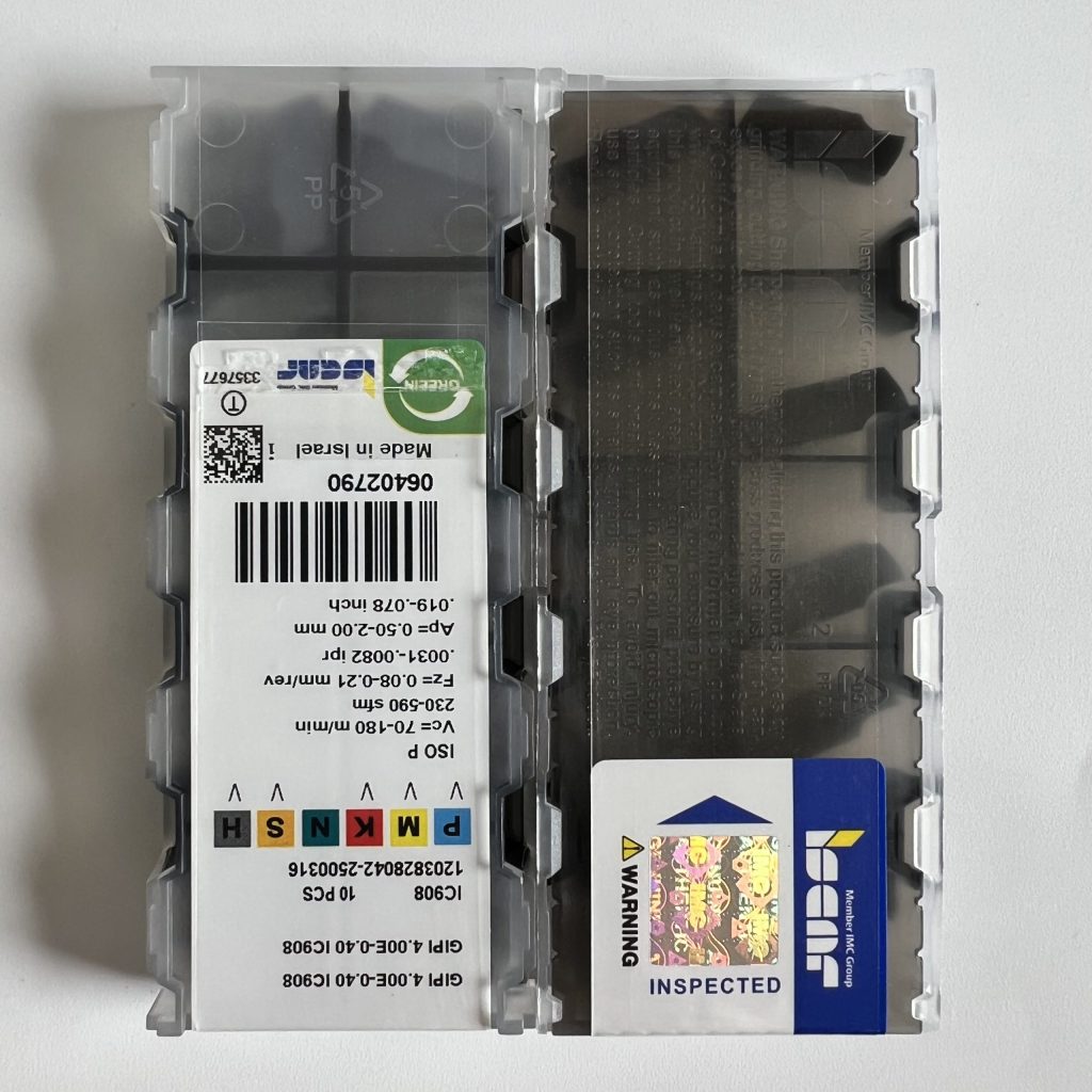 ISCAR / GIPI4.00E-0.40 IC908 / 10 pcs
