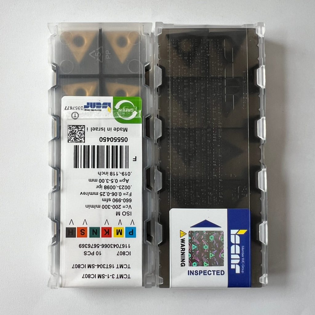 ISCAR / TCMT16T304-SM IC807 / 10 pcs