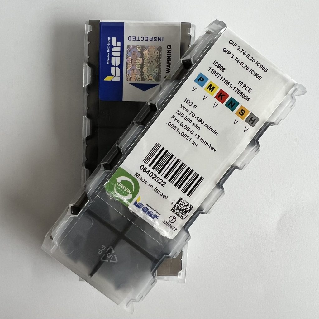 ISCAR / GIP3.74-0.20 IC908 / 10 pcs