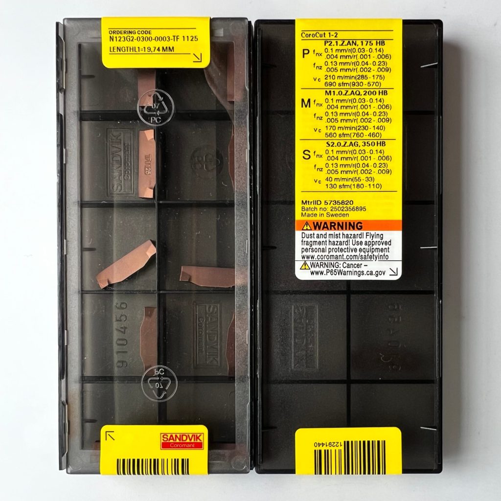 SANDVIK / N123G2-0300-0003-TF 1125 / 10 pcs