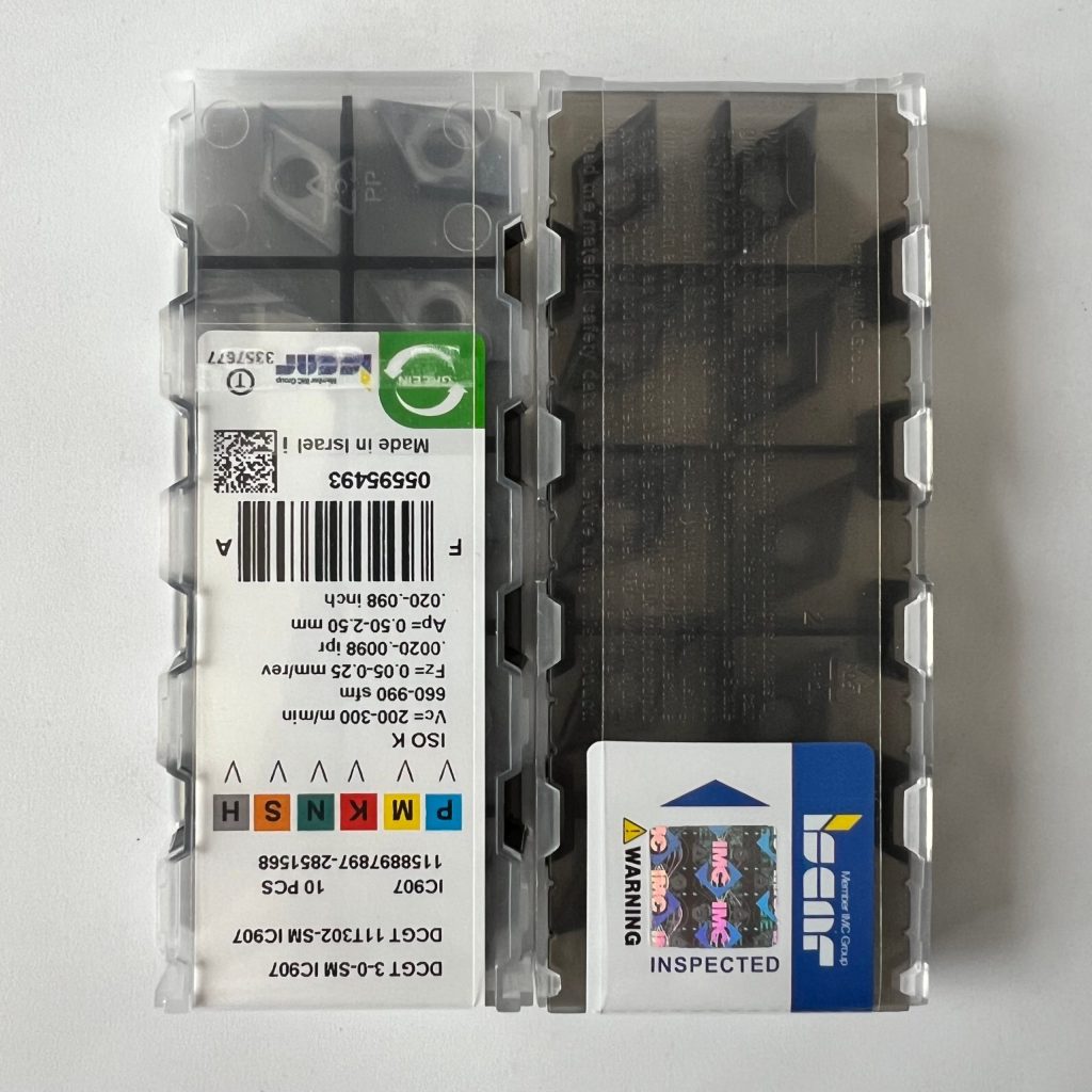 ISCAR / DCGT11T302-SM IC907 / 10 pcs