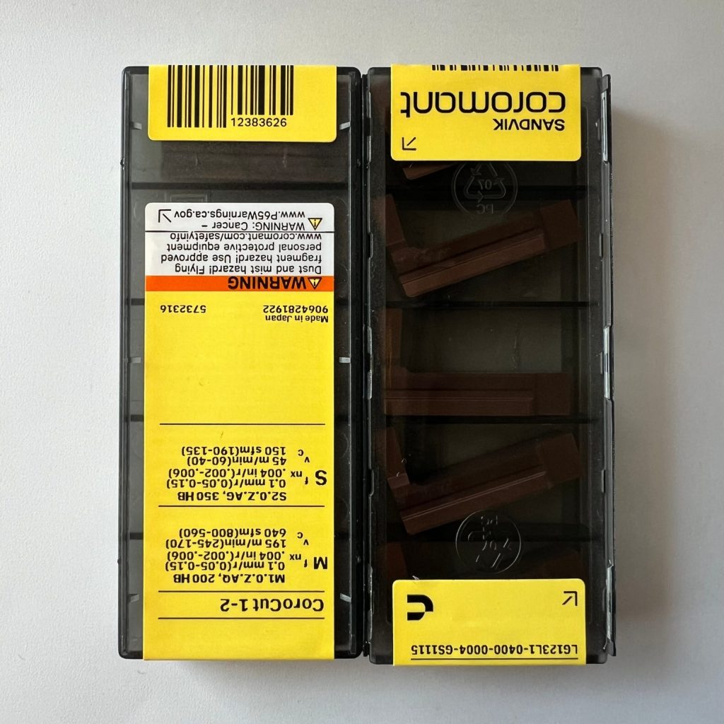 SANDVIK / LG123L1-0400-0004-GS 1115 / 5 pcs