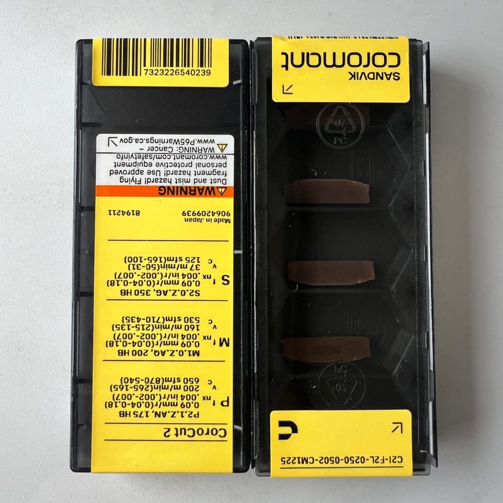 SANDVIK / C2I-F2L-0250-0502-CM 1225 / 5 pcs