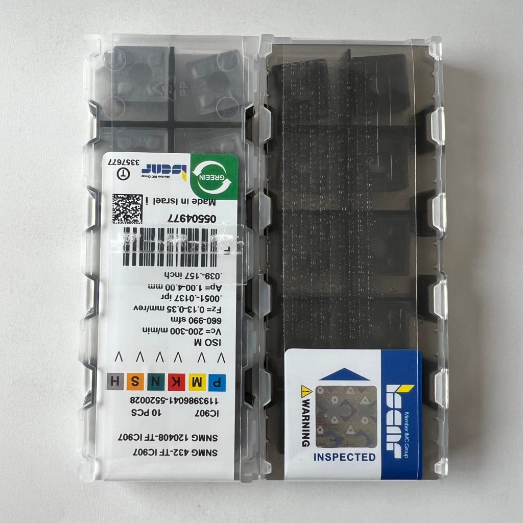 ISCAR / SNMG120408-TF IC907 / 10 pcs