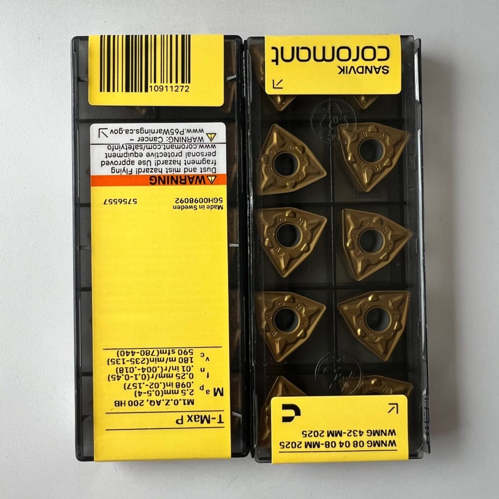 SANDVIK / WNMG080408-MM 2025 / 10 pcs