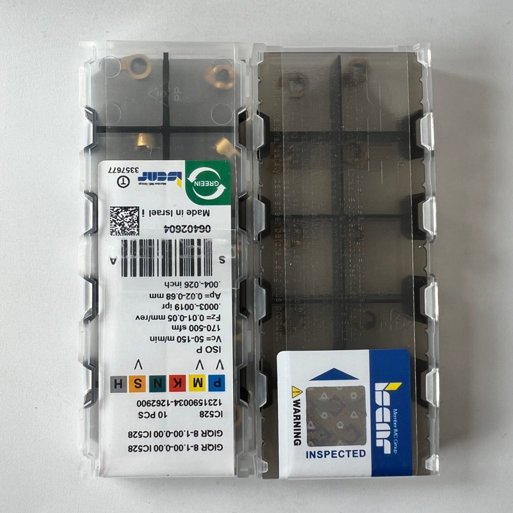 ISCAR / GIQR8-1.00-0.00 IC528 / 10 pcs