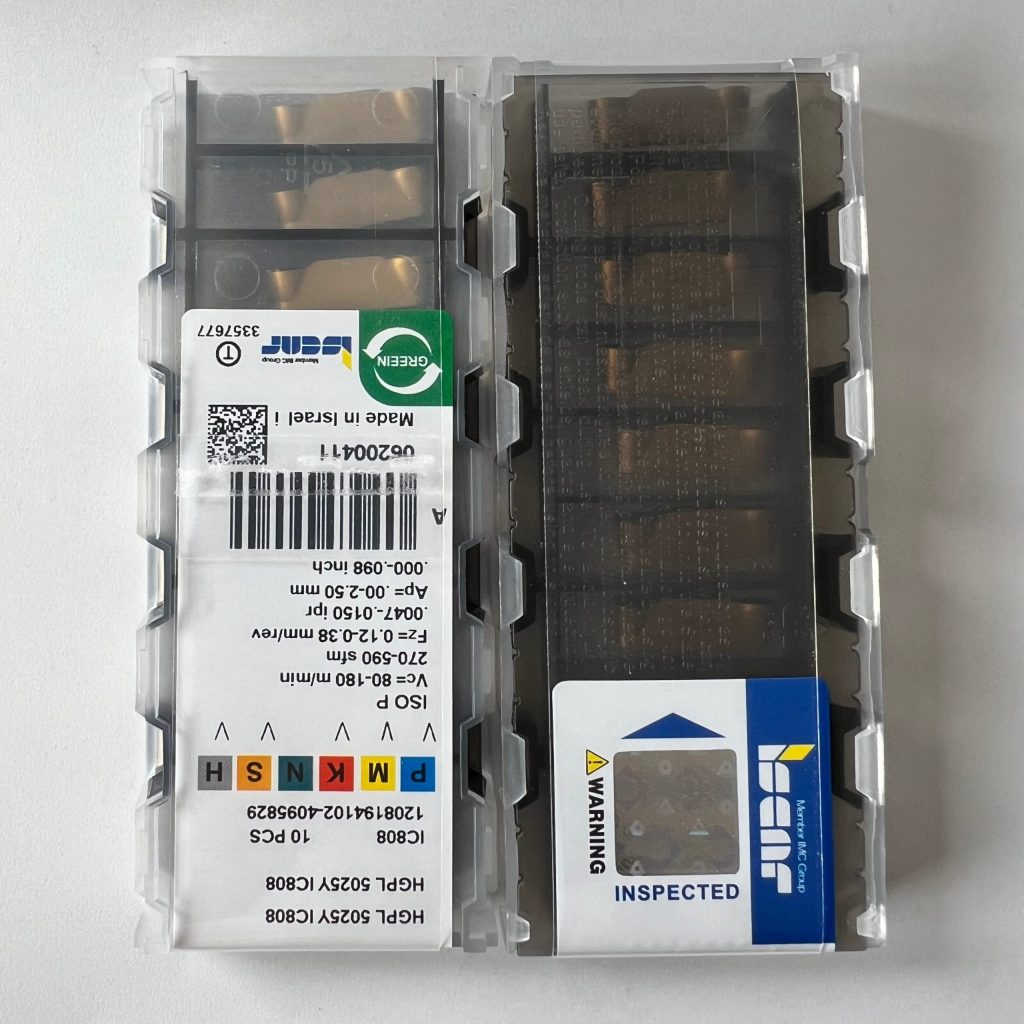 ISCAR / HGPL5025Y IC808 / 10 pcs