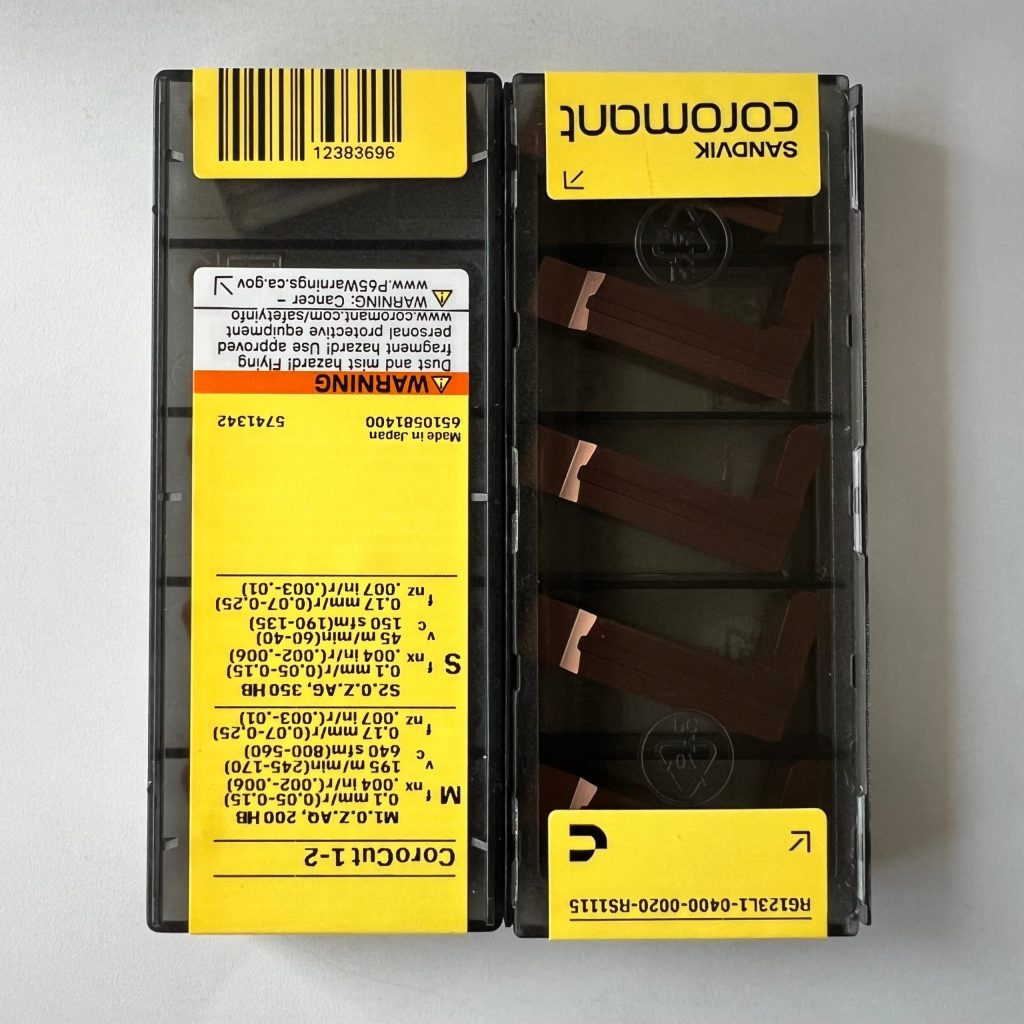 SANDVIK / RG123L1-0400-0020-RS 1115 / 5 pcs