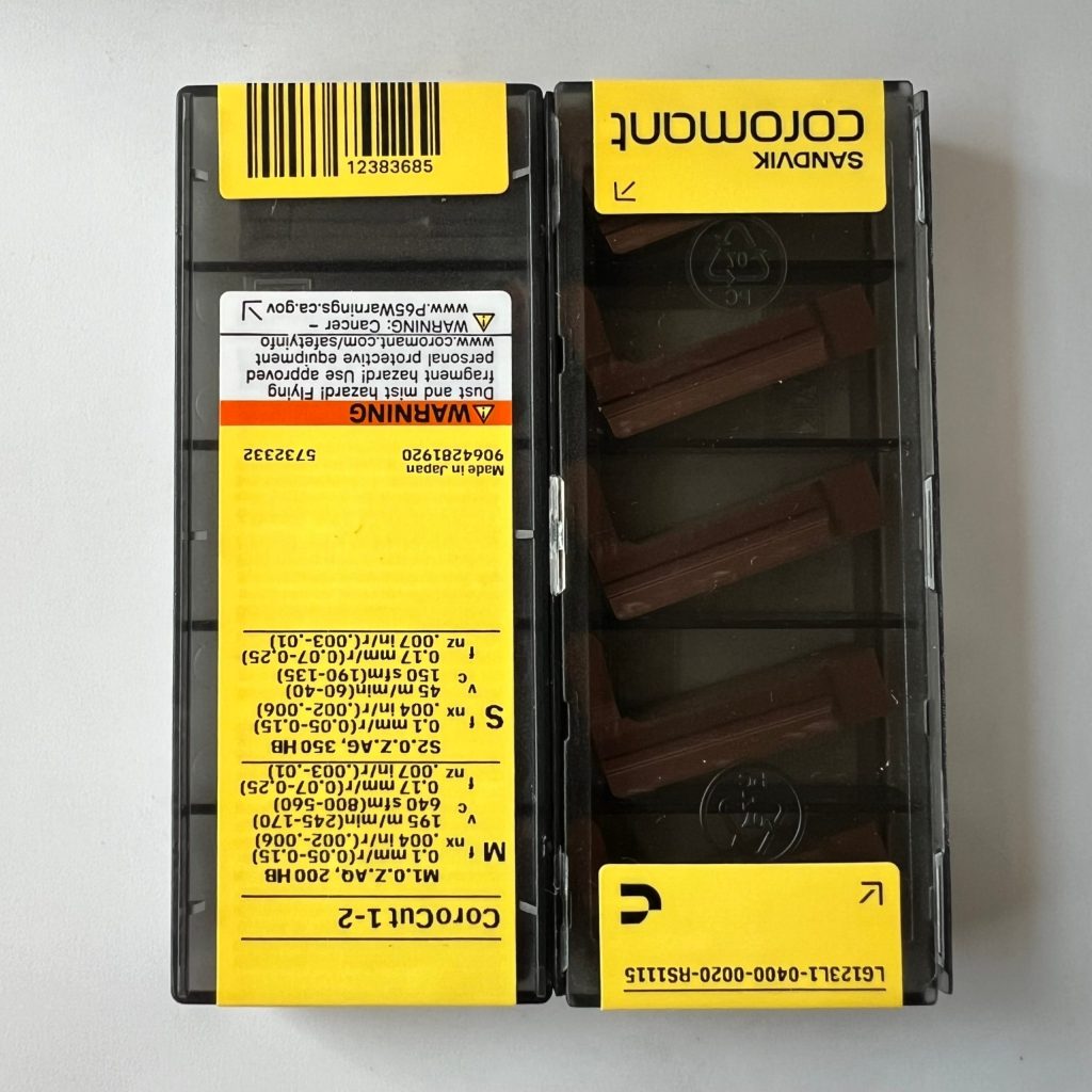 SANDVIK / LG123L1-0400-0020-RS 1115 / 5 pcs